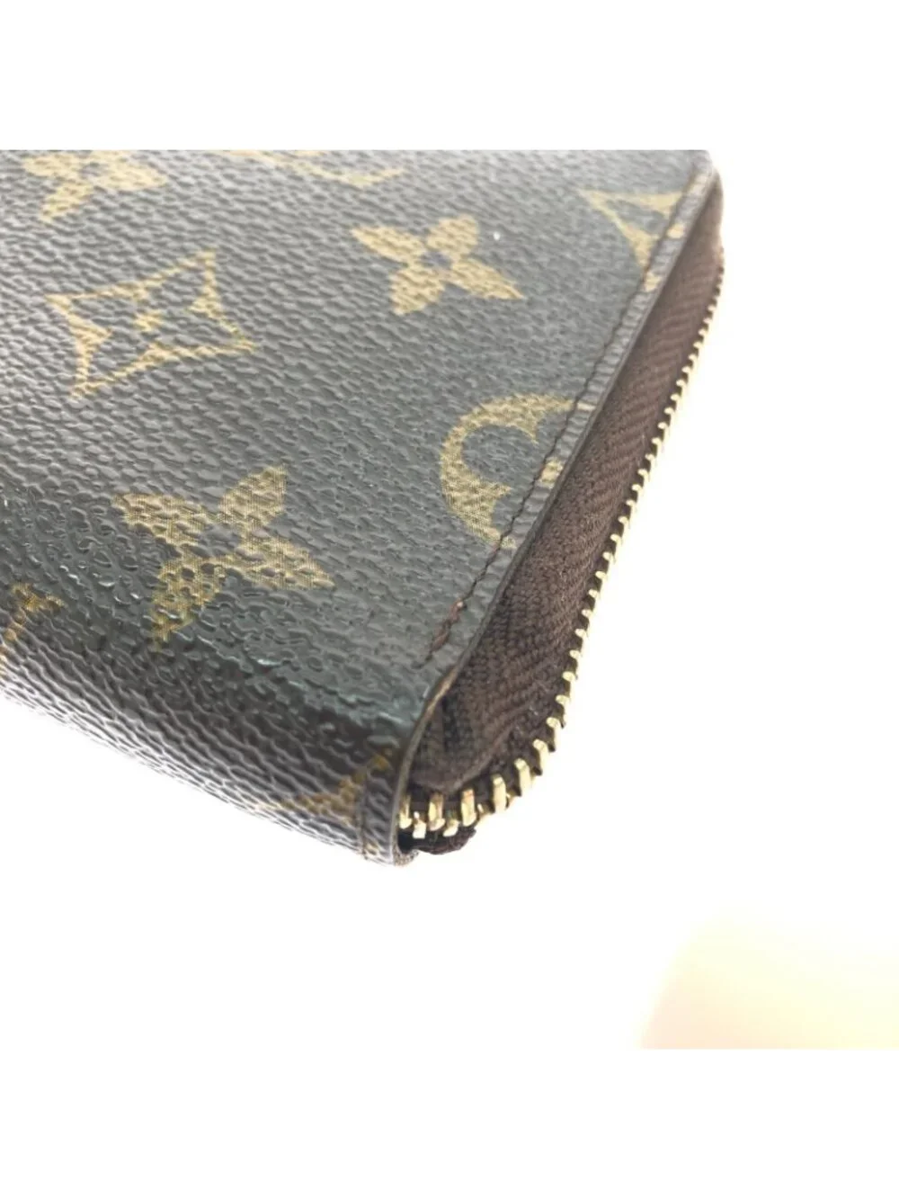 Louis Vuitton Monogram Zippy Compact Wallet Brown